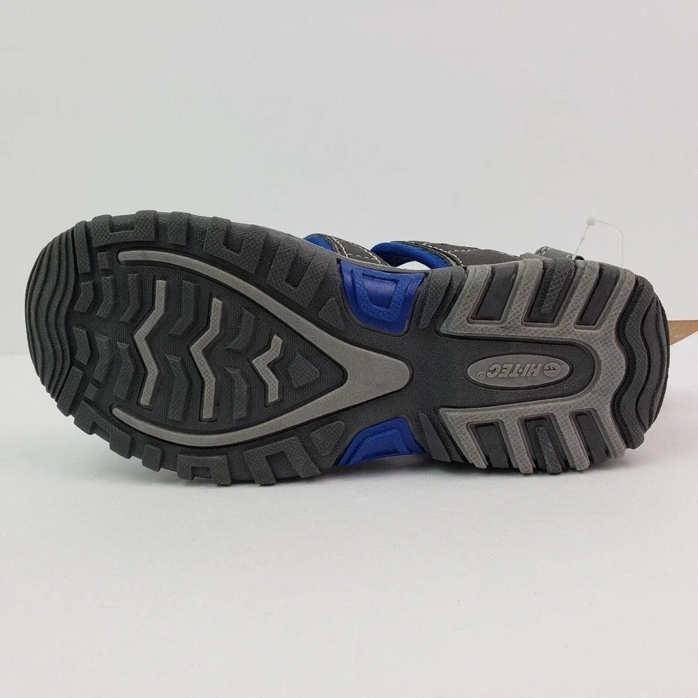 Hi-Tec Inspired By Life Shore CH's Boys Size 2Y Gray Blue Outdoors Sport Sandals